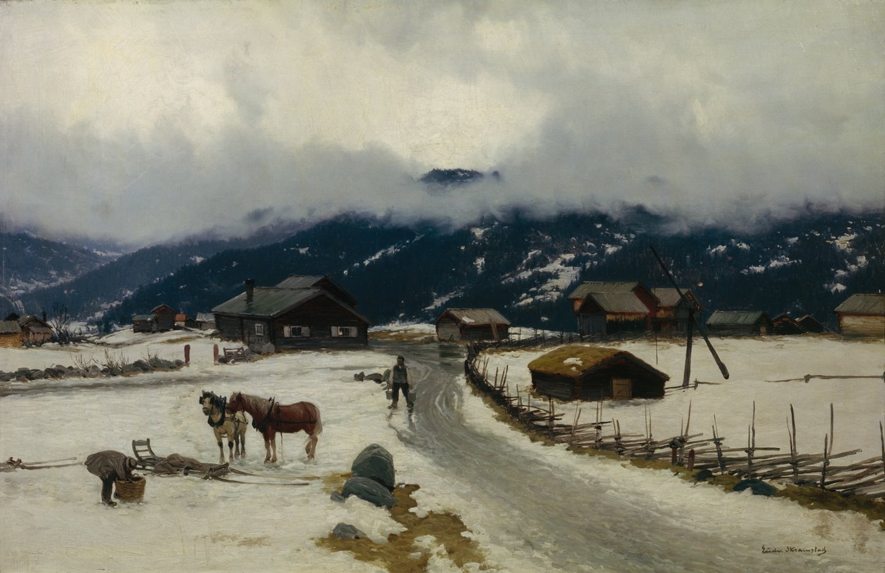 Winter door Ludvig Skramstad