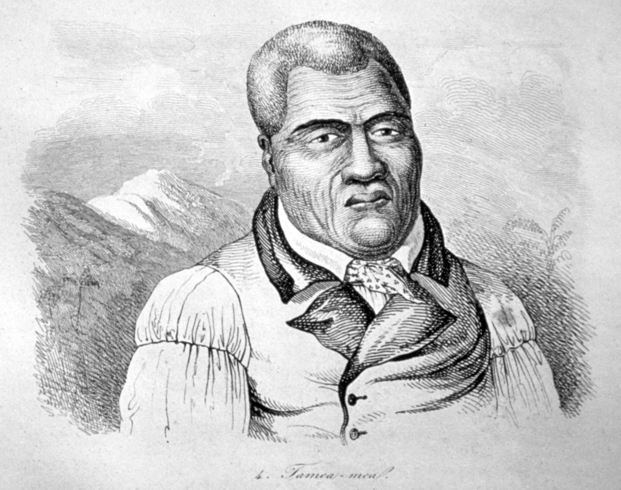Kamehameha I, ca. 1770-1819 door Ludwig Choris