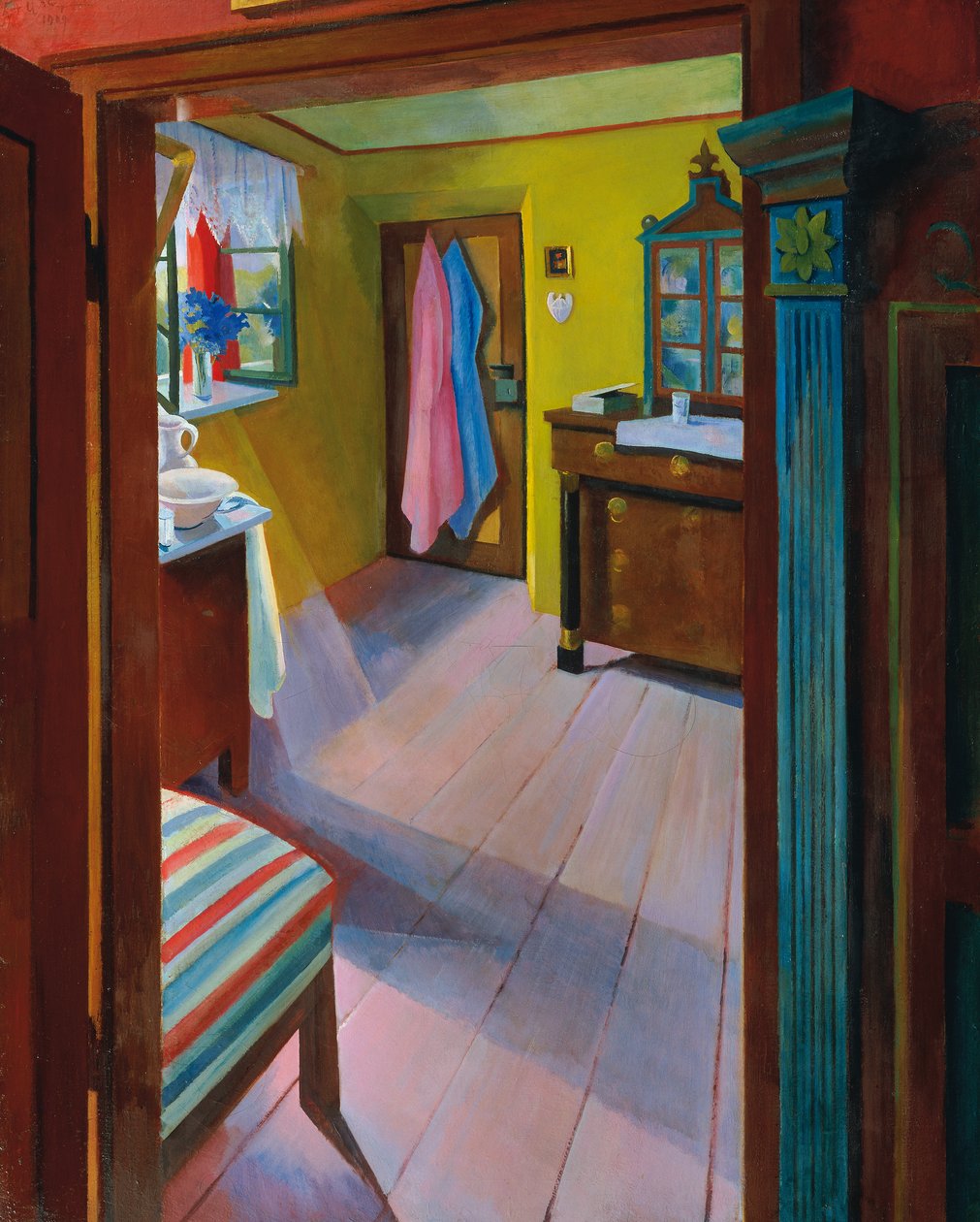 Landelijk interieur door Ludwig Ferdinand Graf