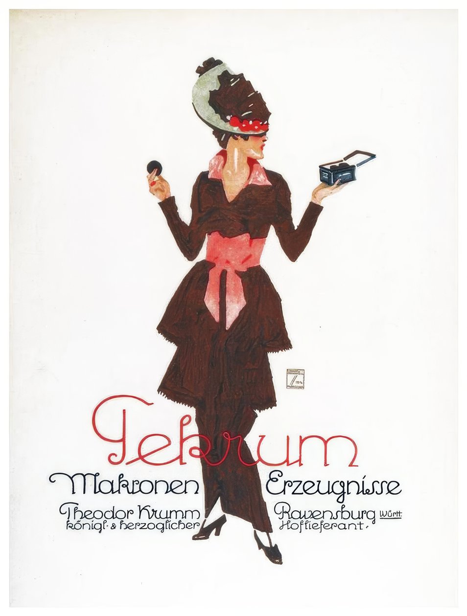 Tekrum Macaron Producten door Ludwig Hohlwein