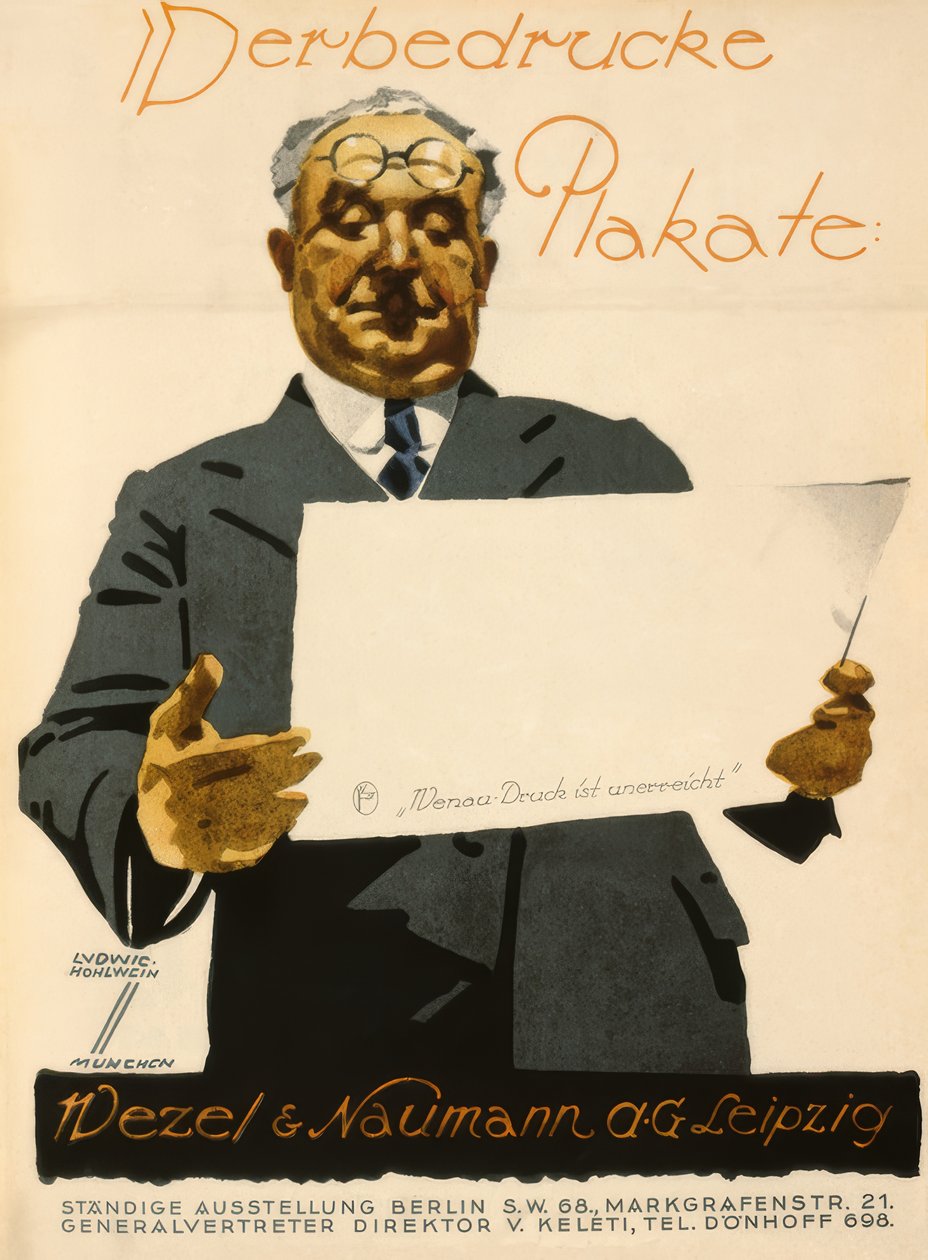 Advertentieposters door Ludwig Hohlwein