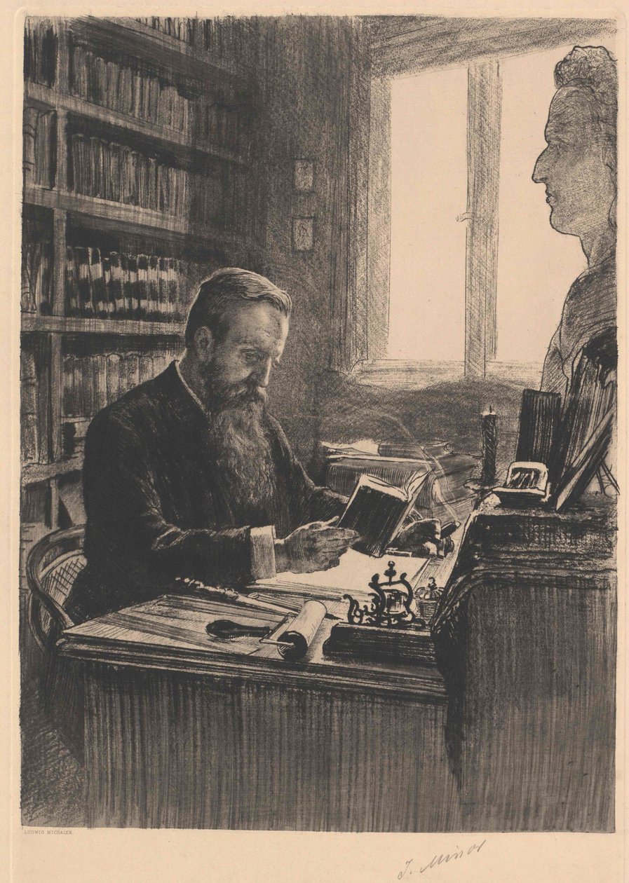 Jacob Klein door Ludwig Michalek