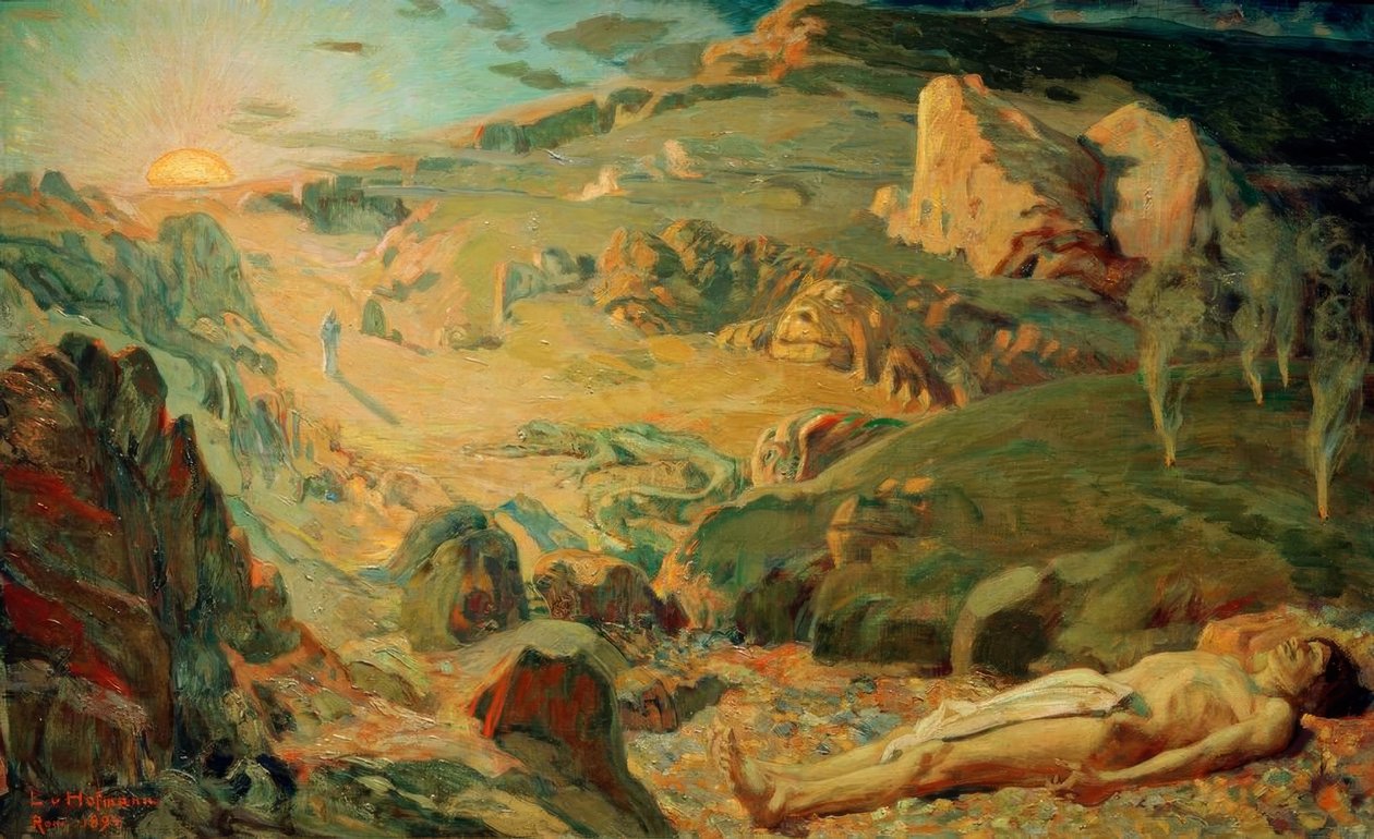 Vallei van de Verschrikking door Ludwig von Hofmann