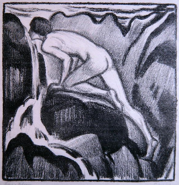 Wel Drink door Ludwig von Hofmann