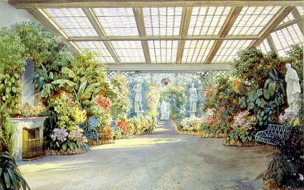 De Wintertuin door Luigi Premazzi