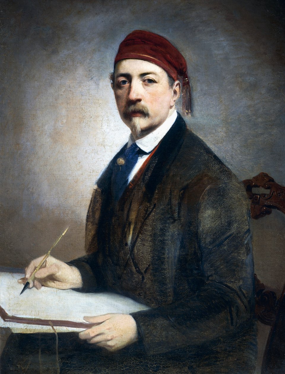 Zelfportret door Luigi Asioli