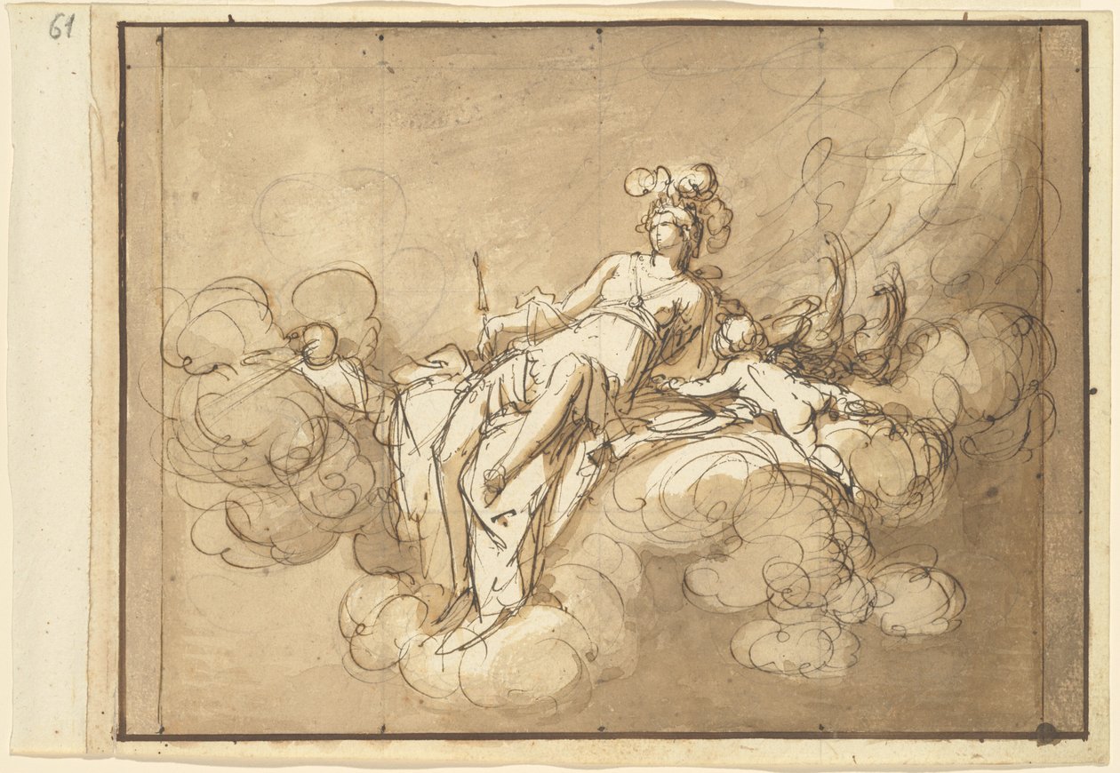 Juno Zittend op de Wolken door Luigi Brenta