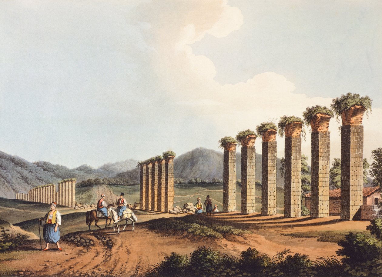 Romeins aquaduct door Luigi Mayer