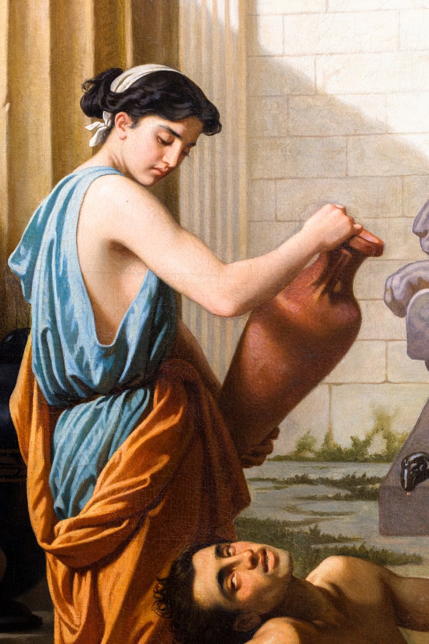 Onderwijs in Sparta door Luigi Mussini