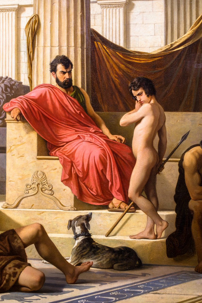 Onderwijs in Sparta door Luigi Mussini