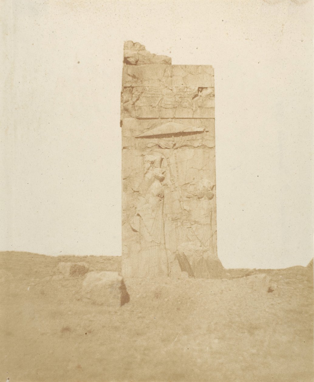 Ruïnes op het derde terras, Persepolis door Luigi Pesce
