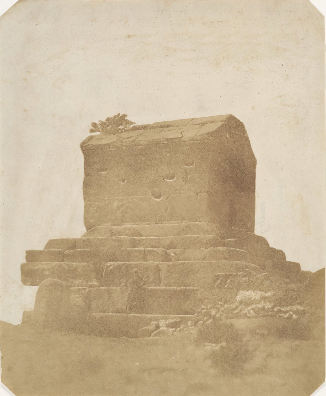Tombe de Ciro a Morgab, 1858 door Luigi Pesce