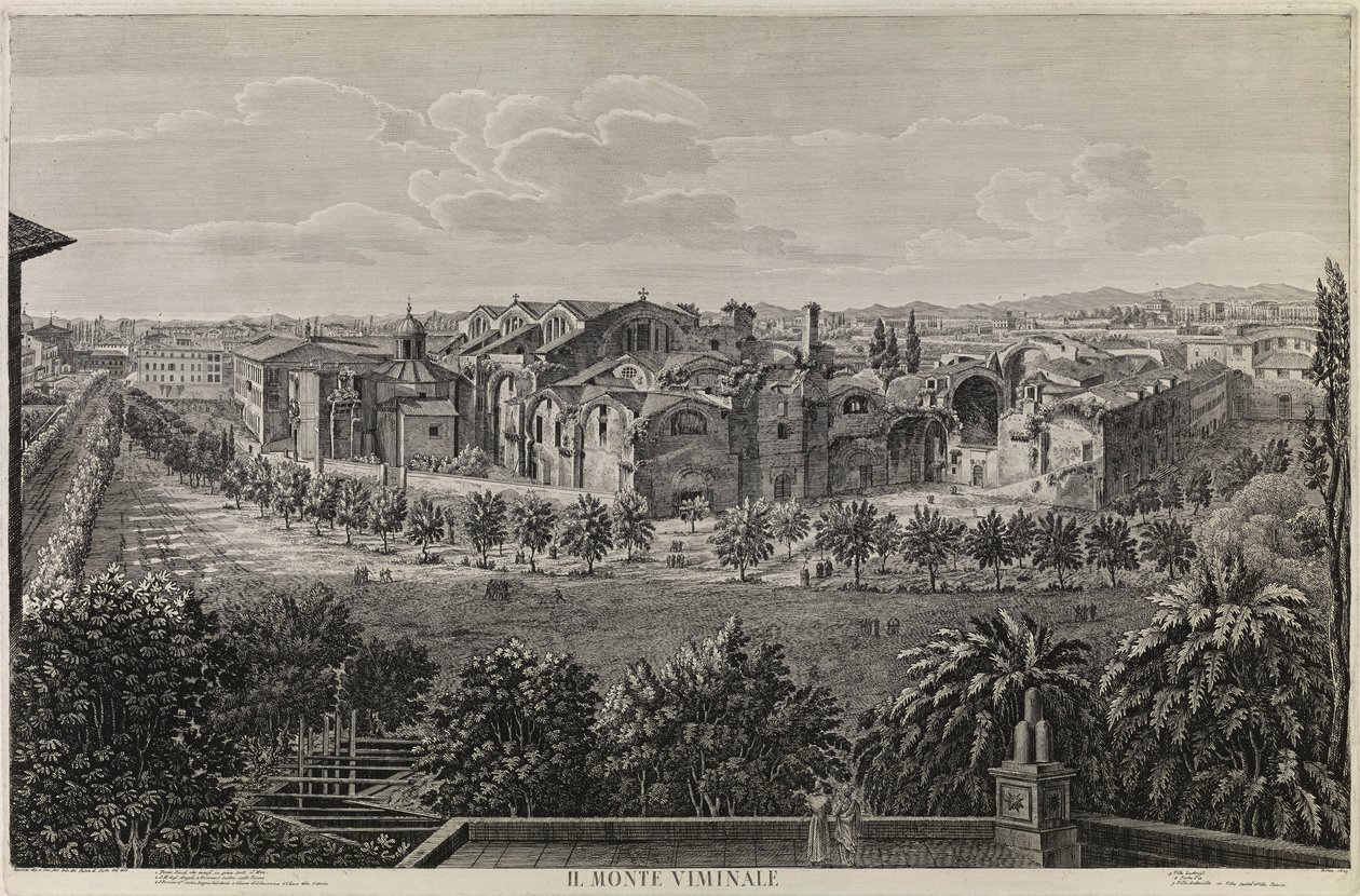 De Viminale Heuvel door Luigi Rossini