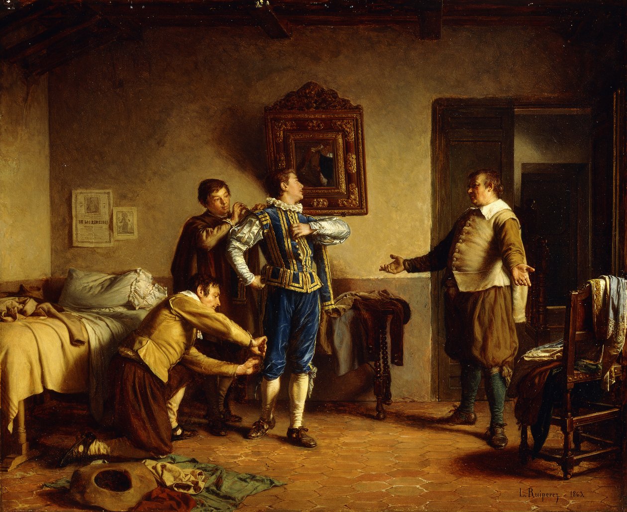 Een perfecte pasvorm, 1863 door Luis Ruiperez