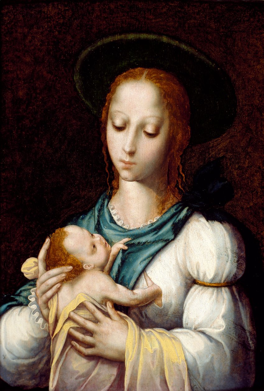 De Maagd en het Kind, ca. 1567 door Luis de Morales