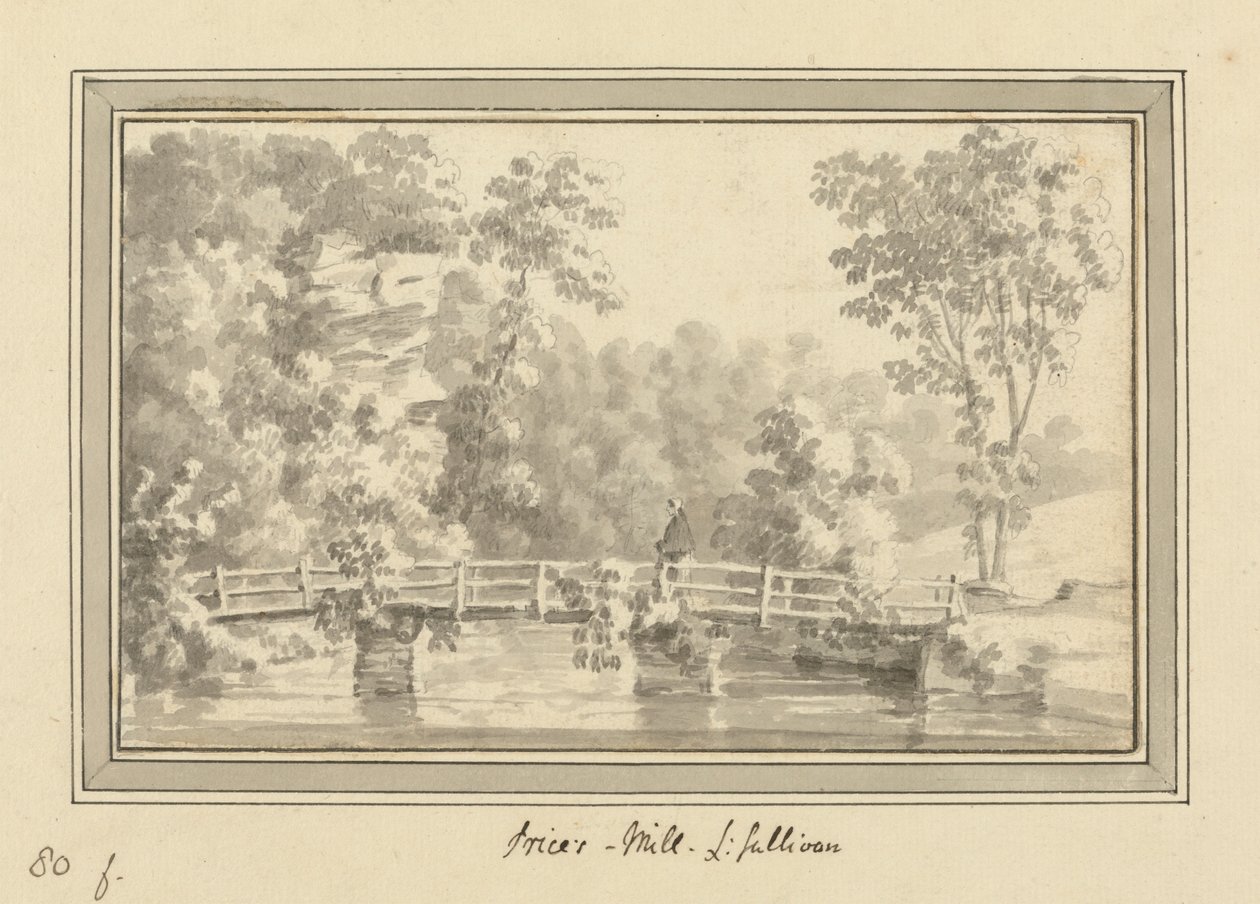Een voetbrug door Luke Sullivan