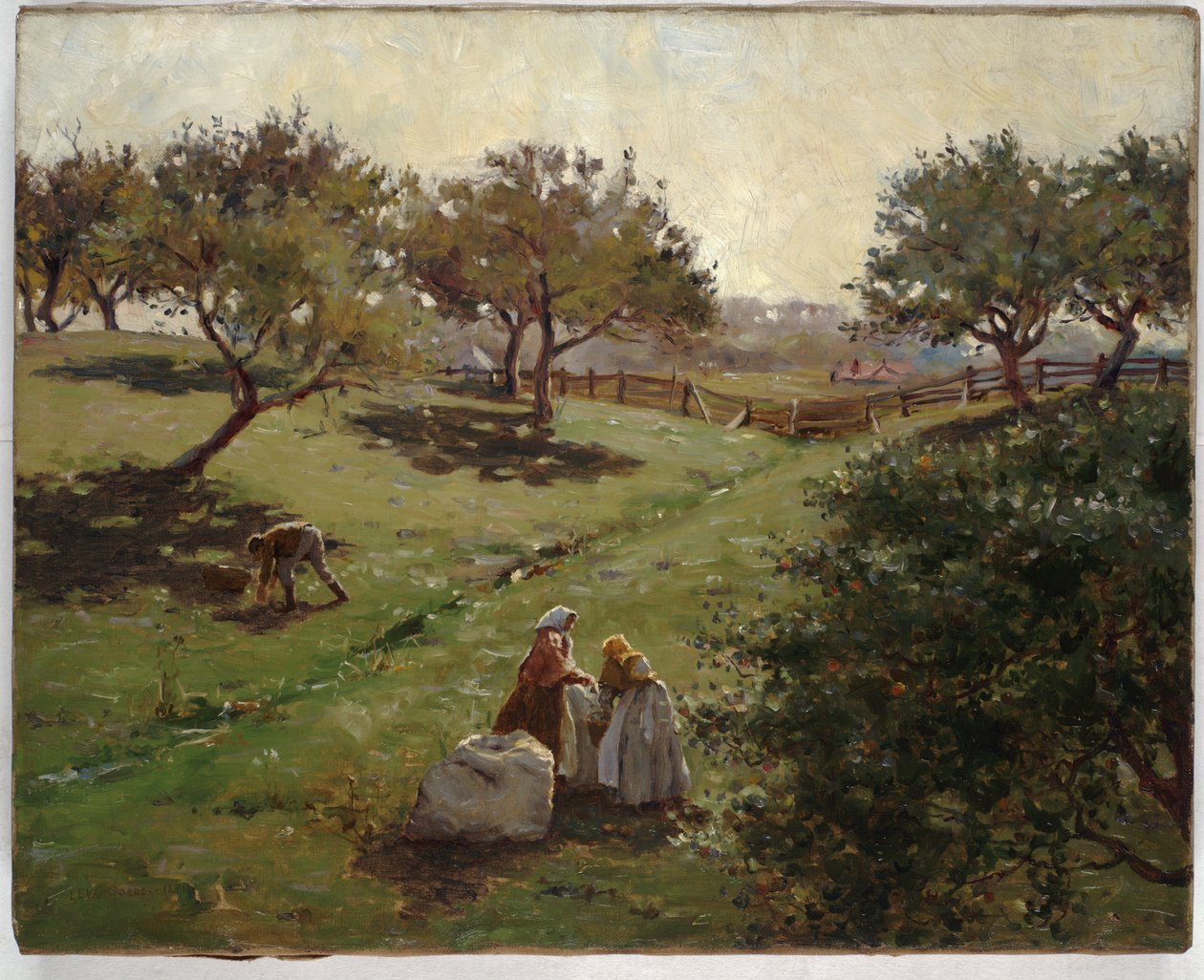 Appelboomgaard, 1892 door Luther Emerson van Gorder