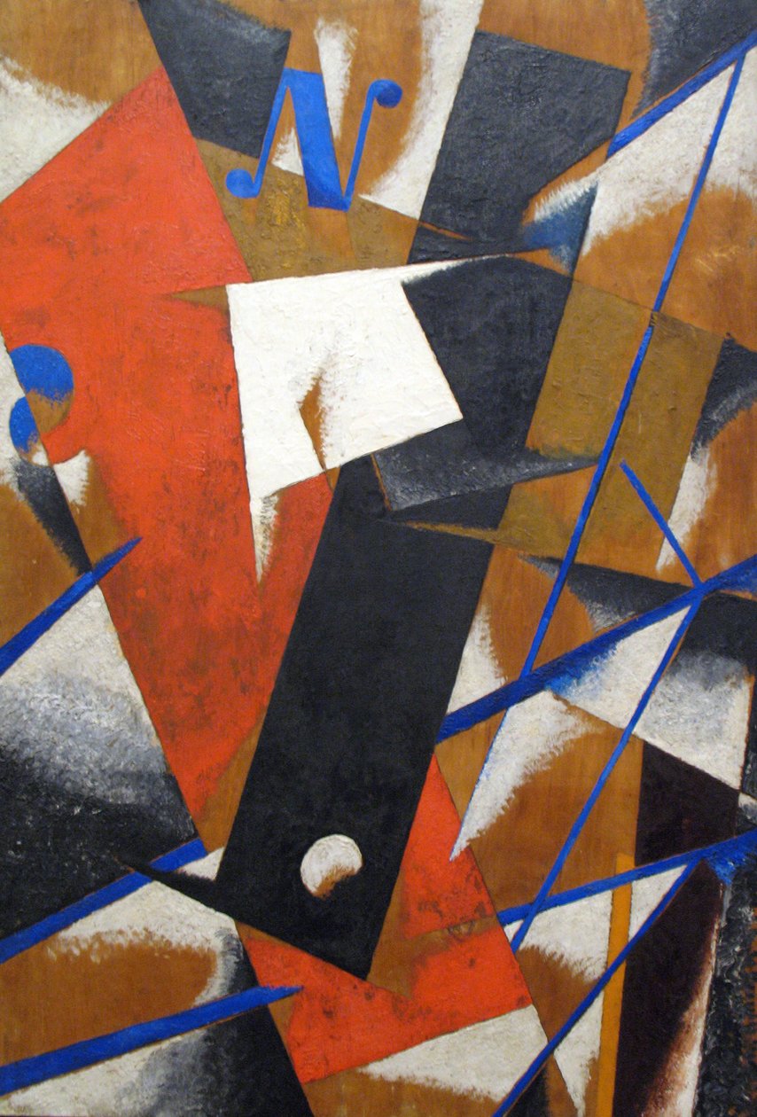 Ruimte-kracht constructie door Lyubov Popova