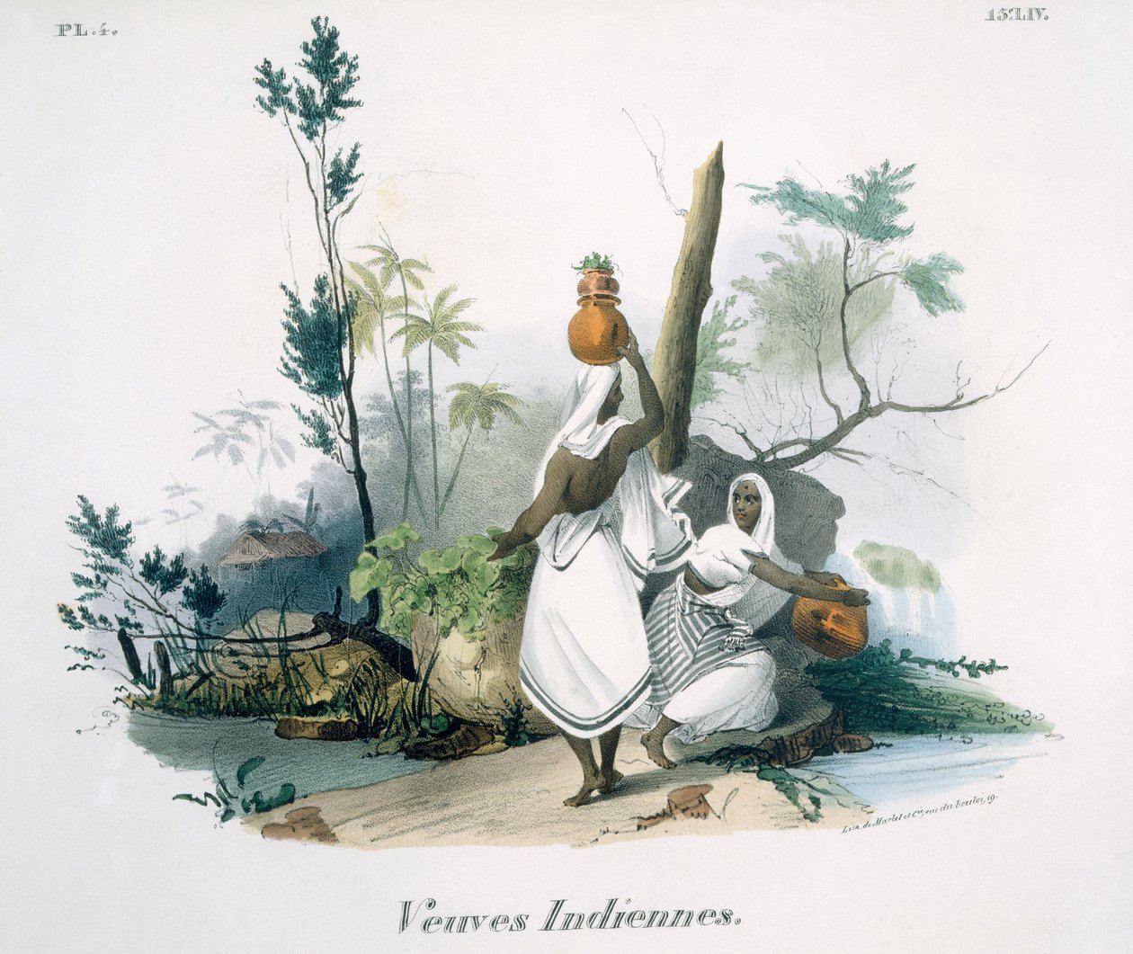 Indiase Weduwen, 1827-35 door M.E. Burnouf