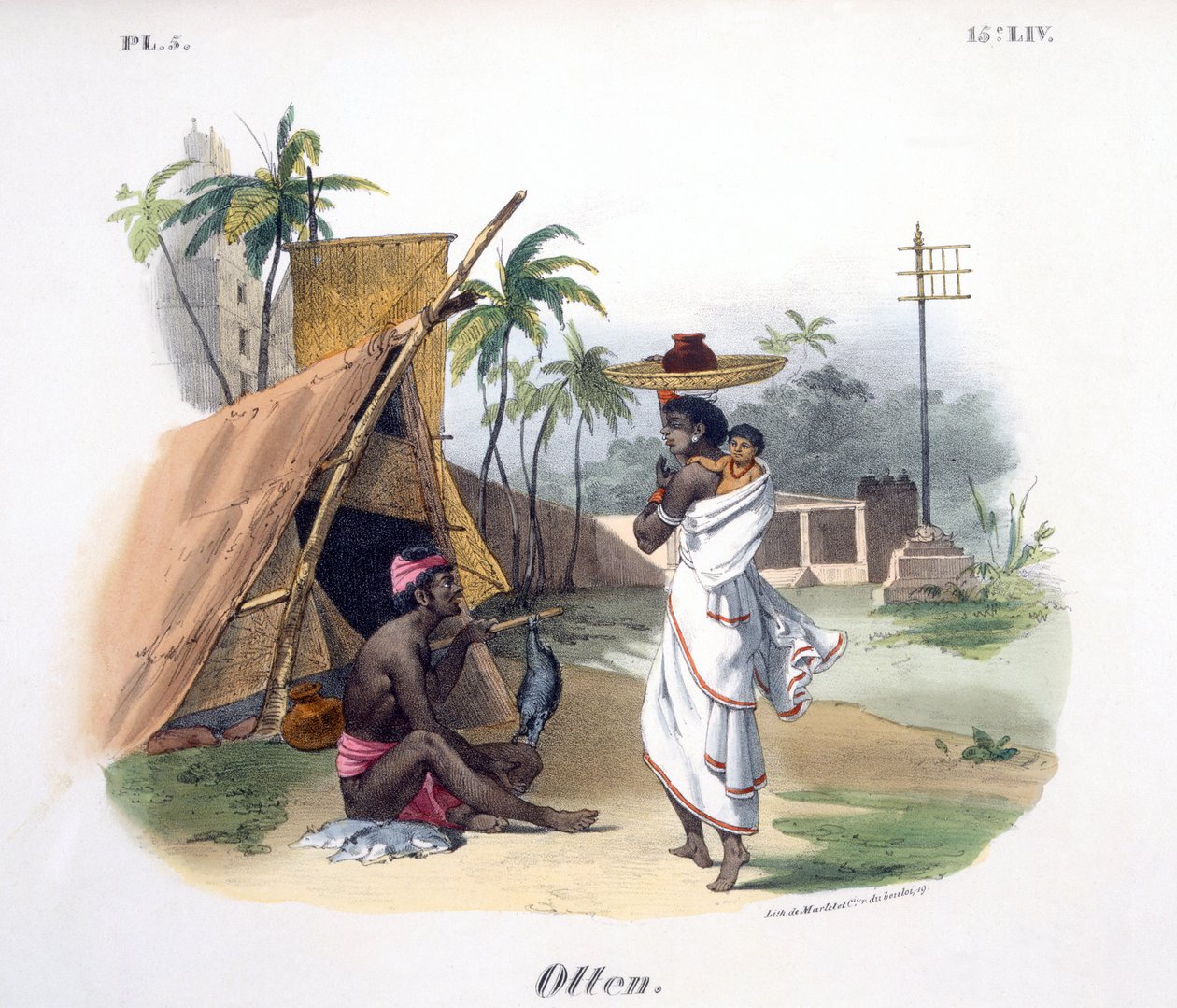 Arme Mensen, 1827-35 door M.E. Burnouf