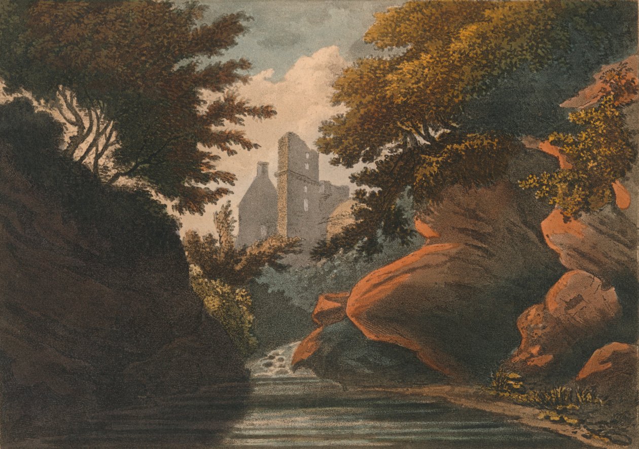 Rosline Kasteel, 1800 door M. Merigot