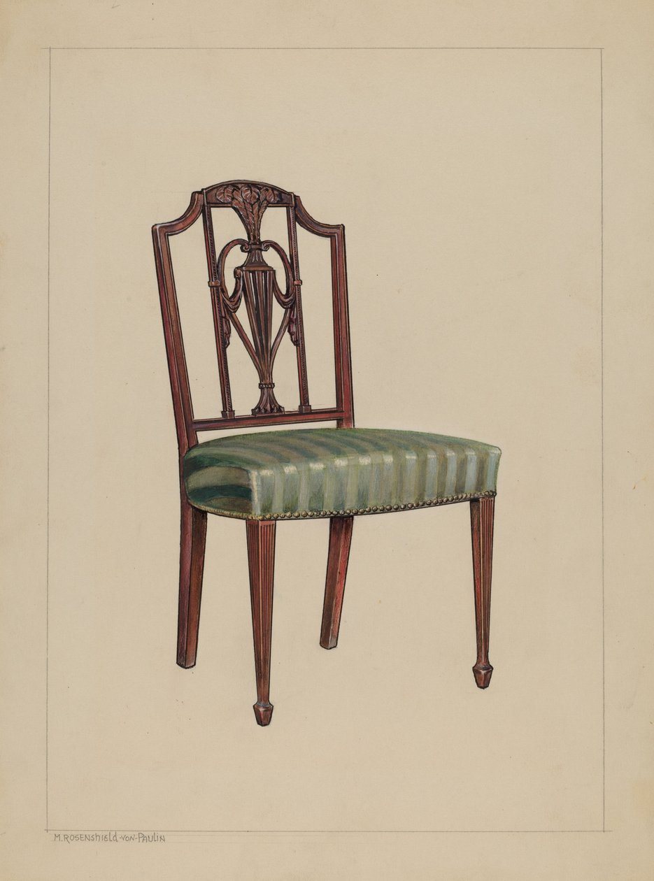 Stoel door M. Rosenshield von Paulin