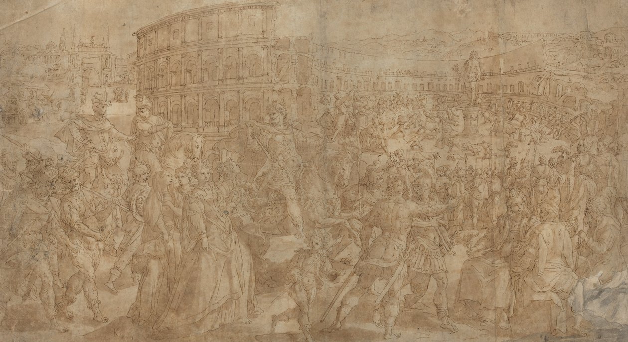 Een Romeinse triomf door Maarten de Vos