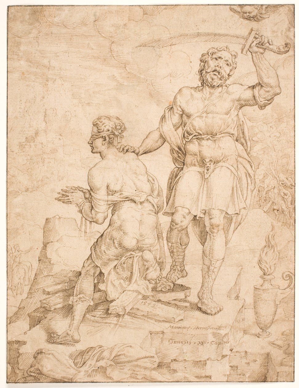 Abrahams offer door Maarten van Heemskerck