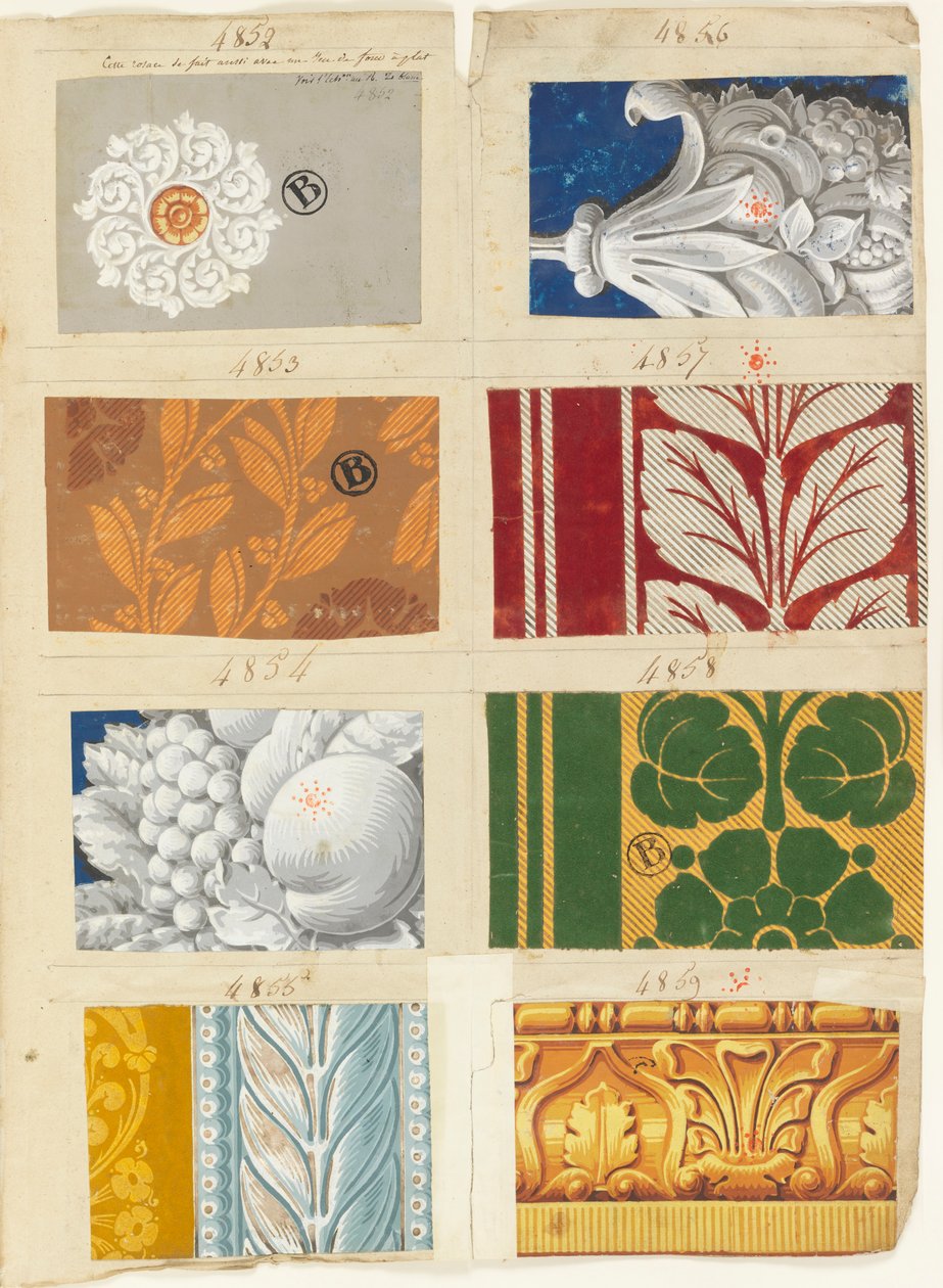Monsterboek (Frankrijk), 1822-30 door Made by Jacquemart and Bénard