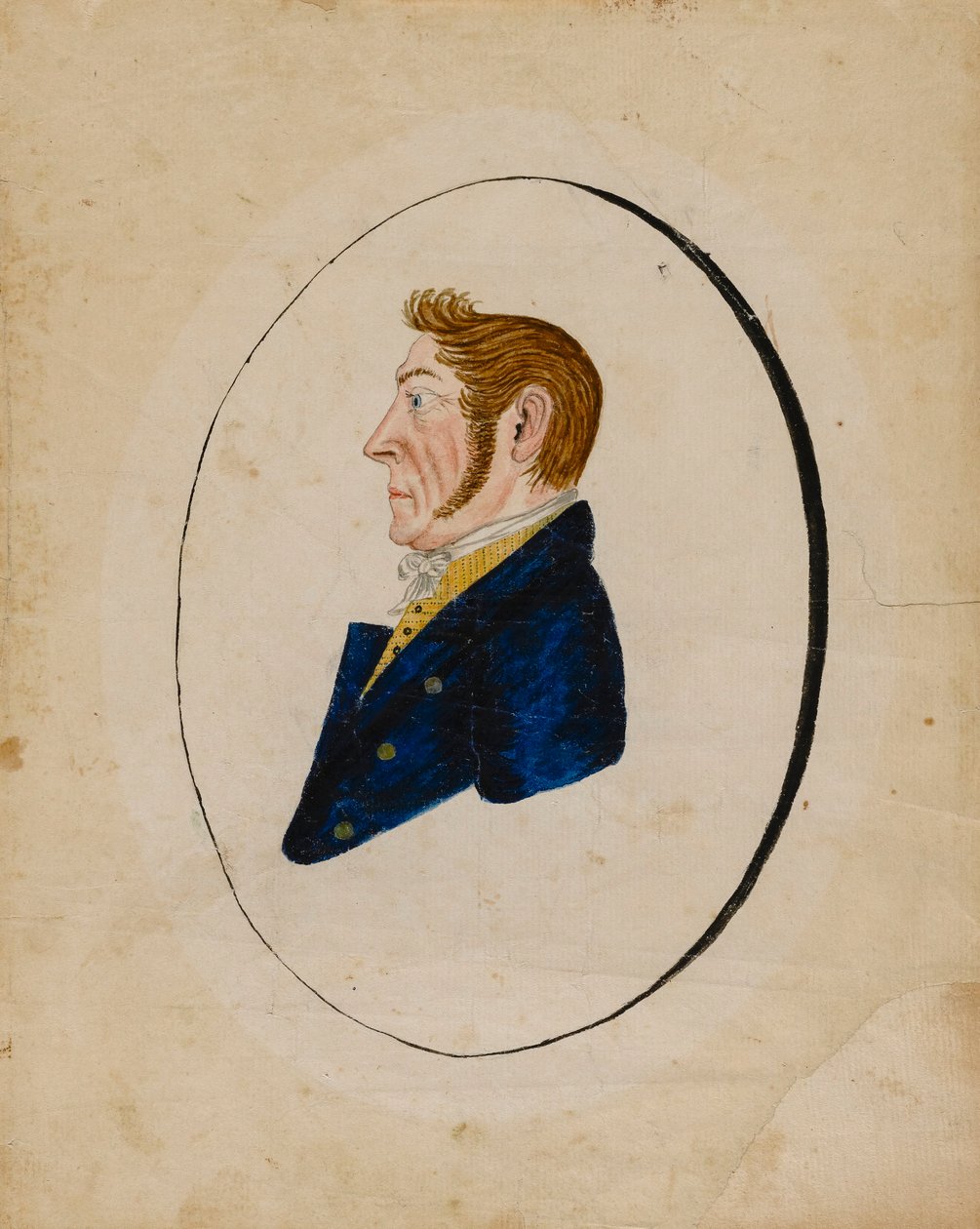 Portret van Adam Musser door Maentel, Jacob