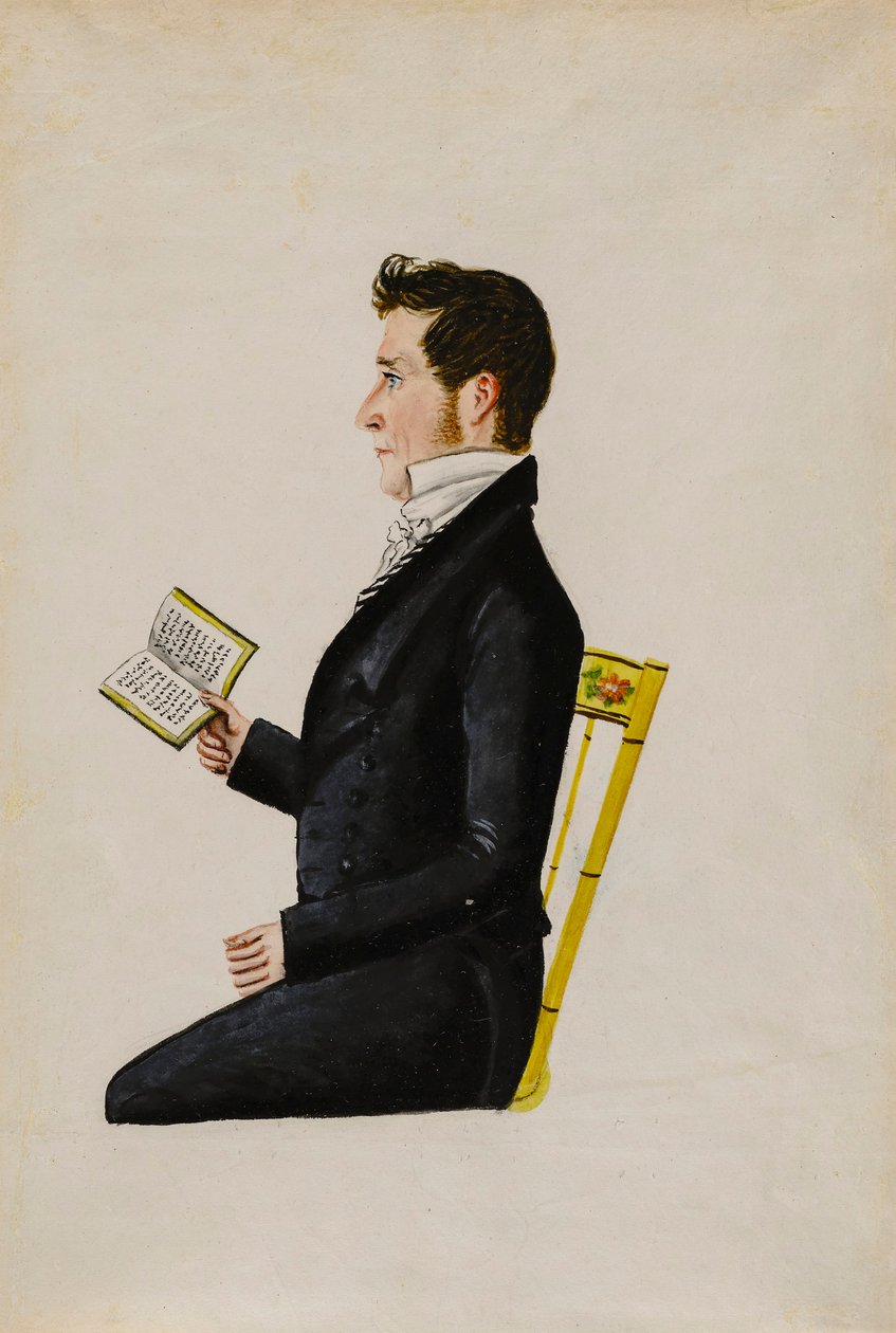 Portret van George Musser door Maentel, Jacob