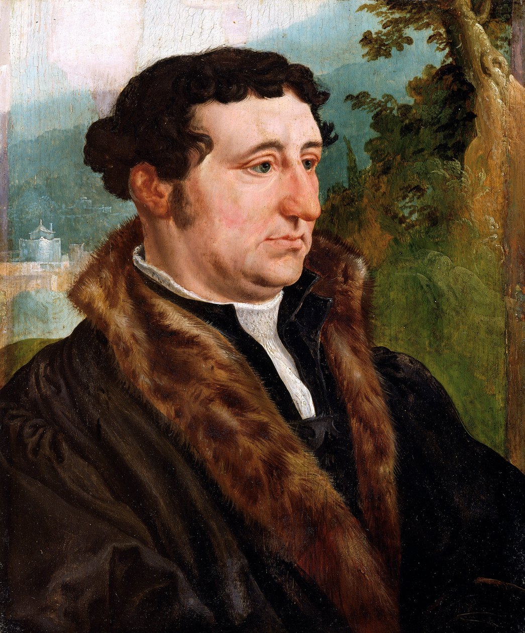 Portret van een man door Maerten van Heemskerck