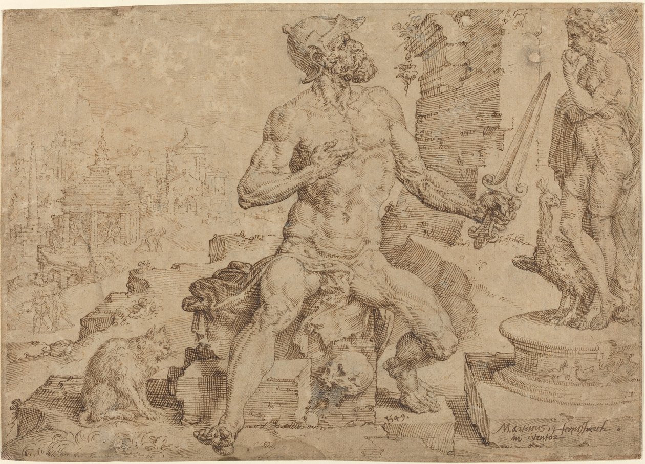 Simeon de Patriarch door Maerten van Heemskerck