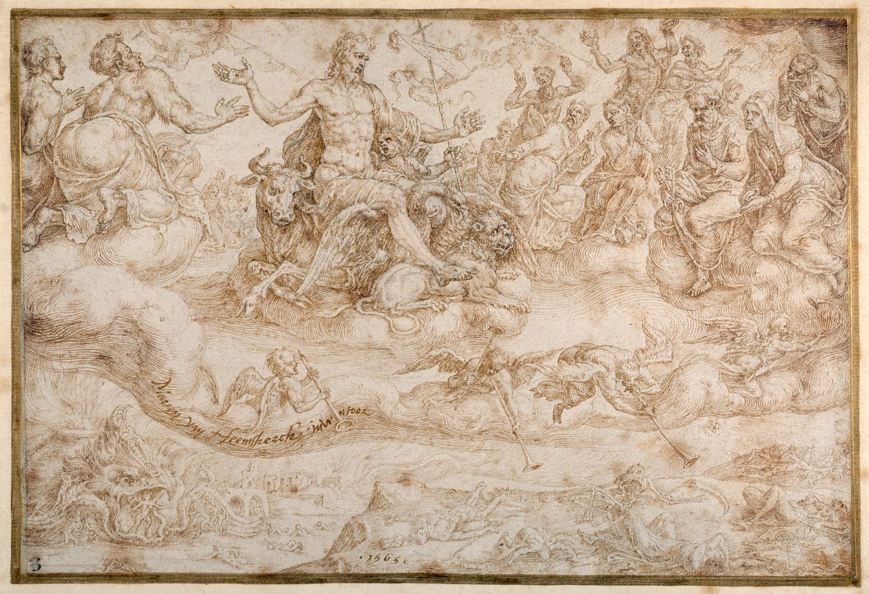 De triomf van Christus door Maerten van Heemskerck