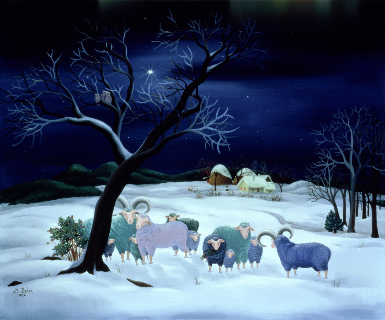 Stille Nacht, Heilige Nacht, 1995 door Magdolna Ban