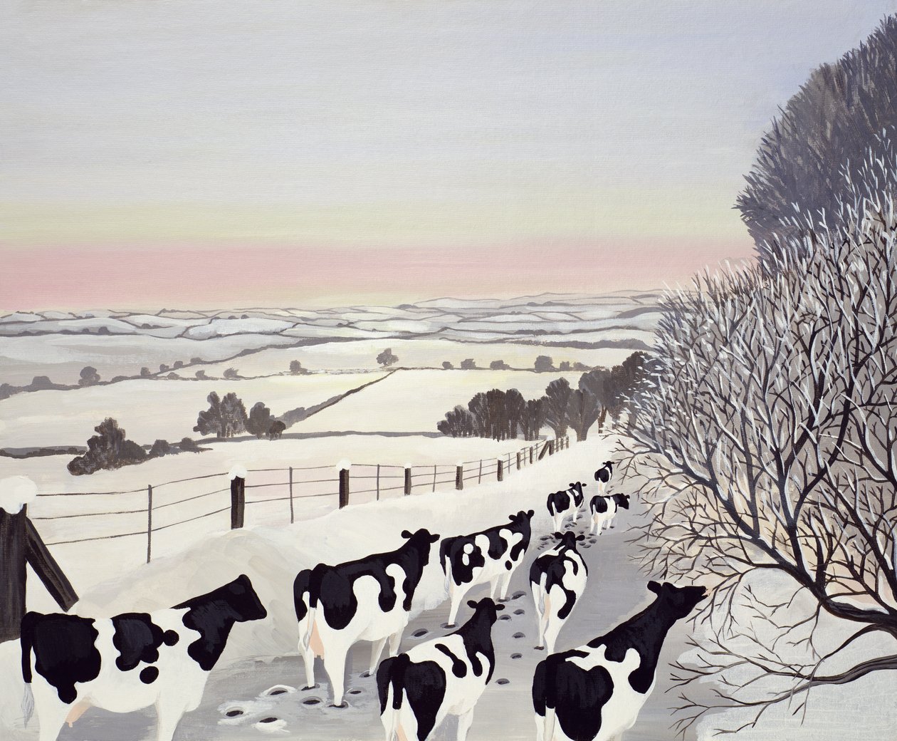 Friezen in de Winter door Maggie Rowe