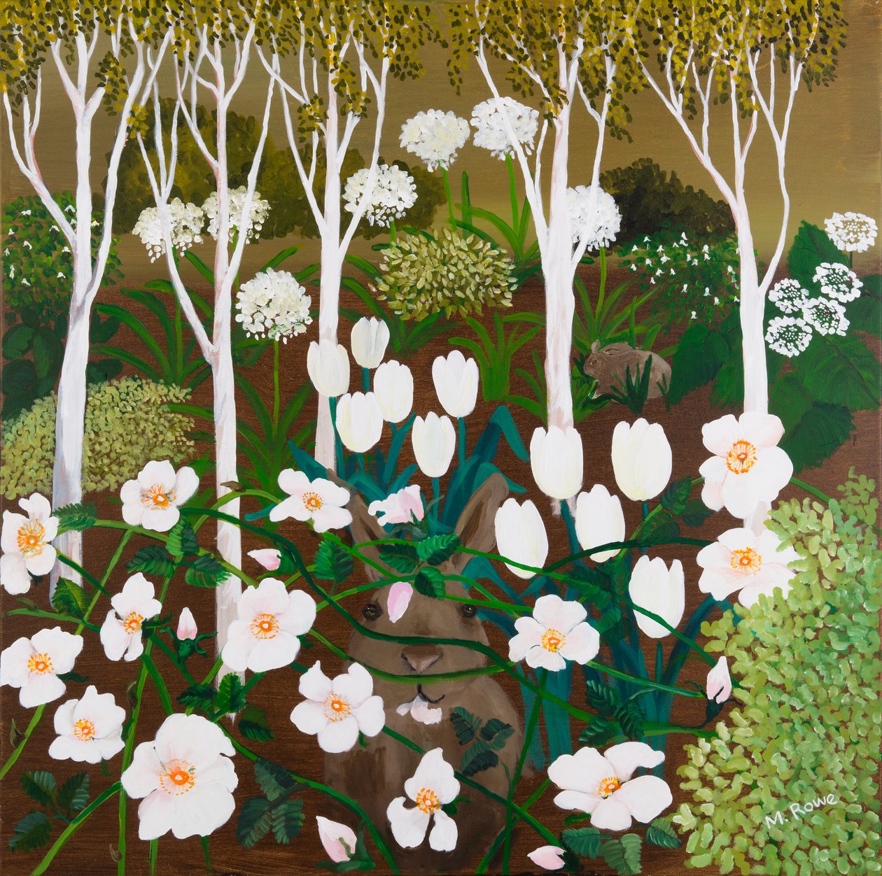 Witte tuin, 2013 door Maggie Rowe
