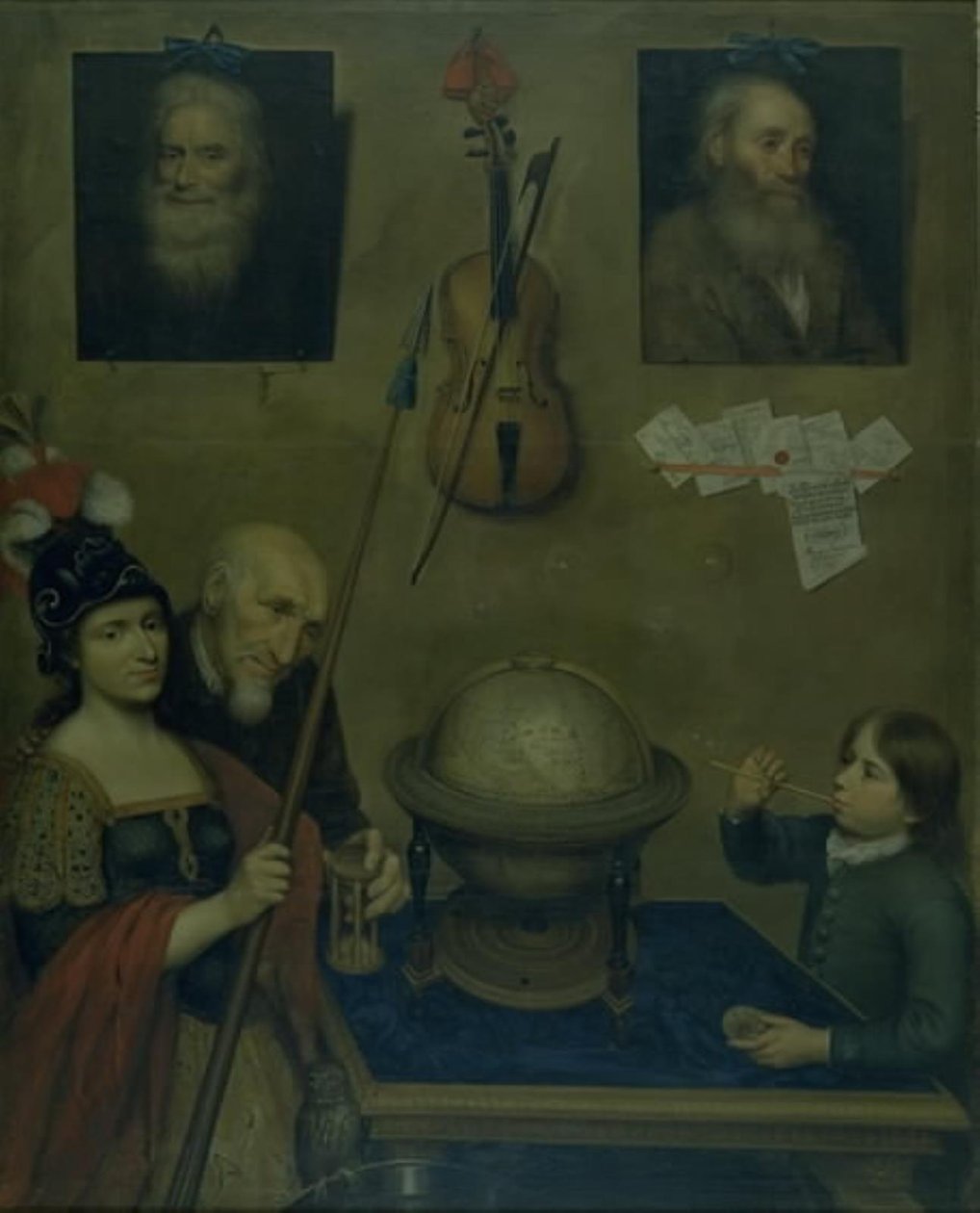 Vanitas met Minerva door Magnus Jørgensen