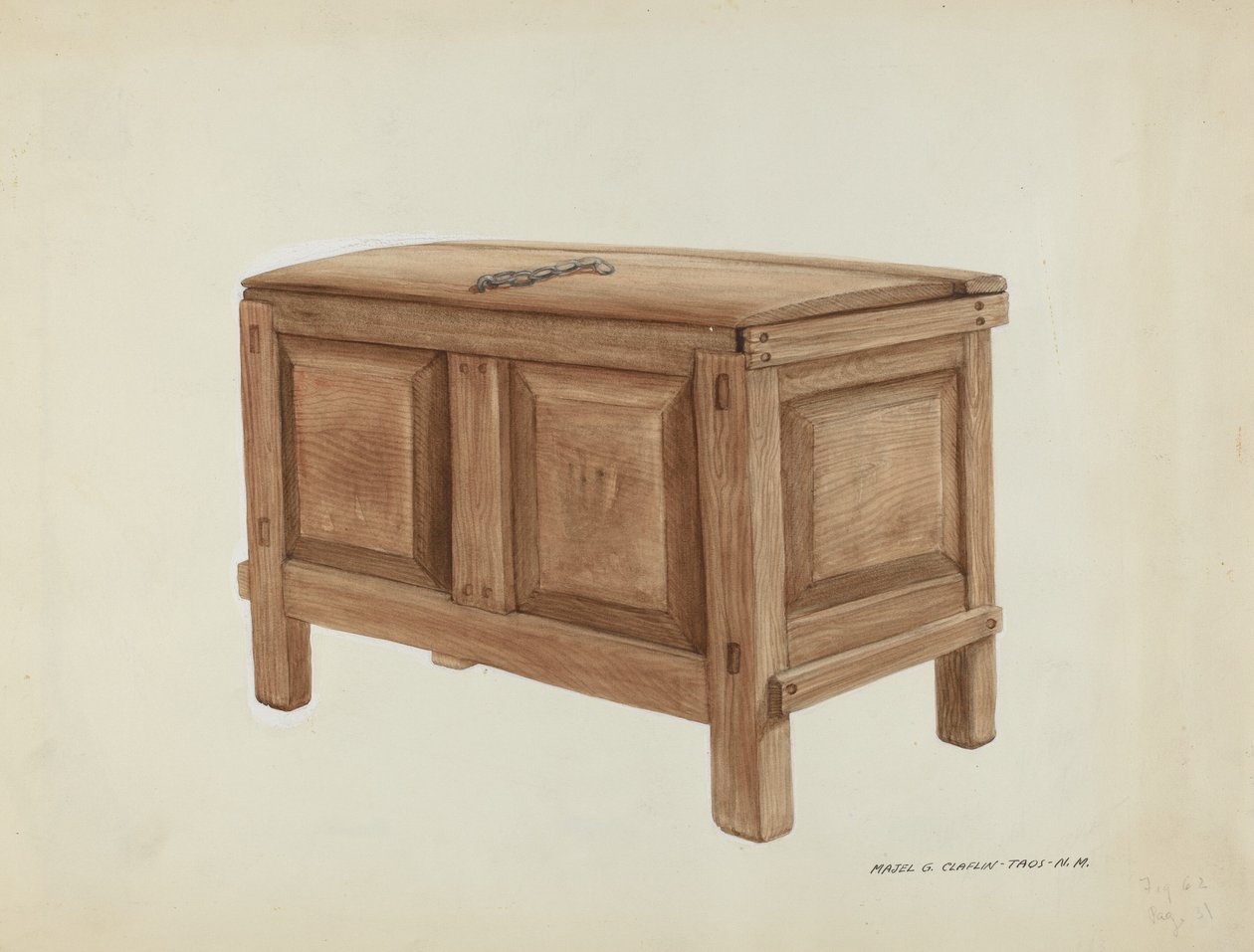 Graankist door Majel G. Claflin