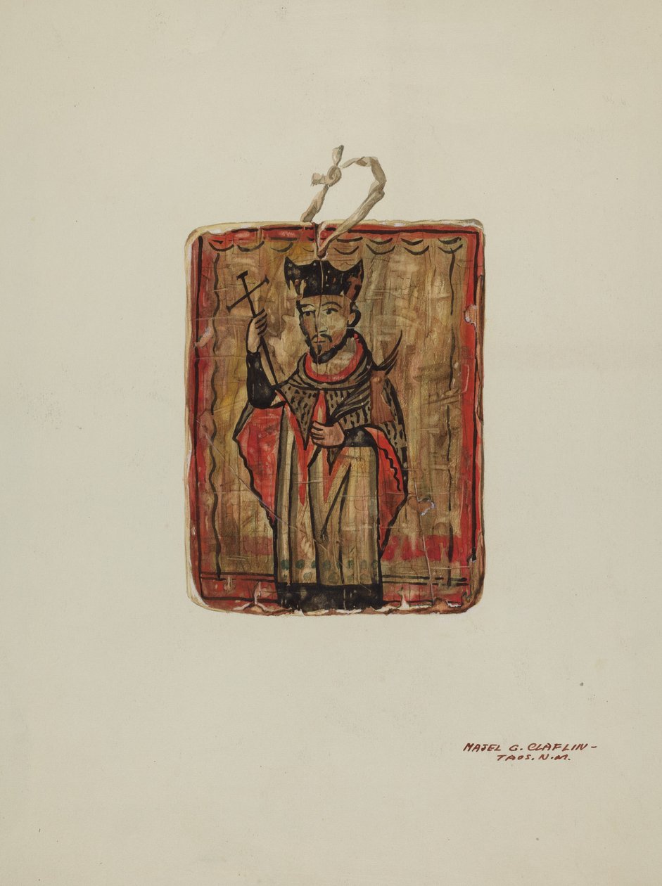 Retablo door Majel G. Claflin