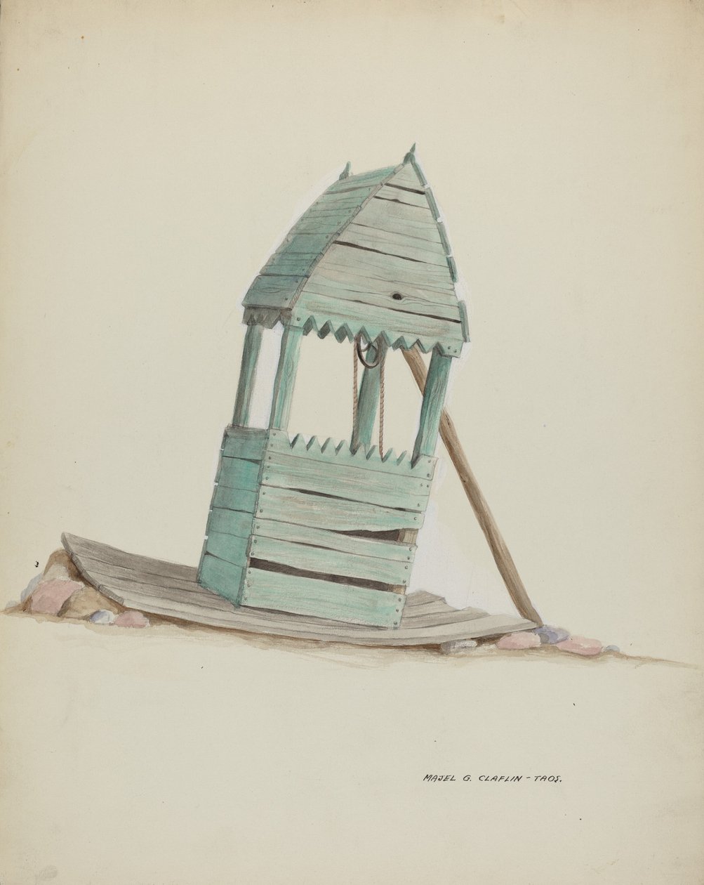 Putkop, ca. 1937 door Majel G. Claflin