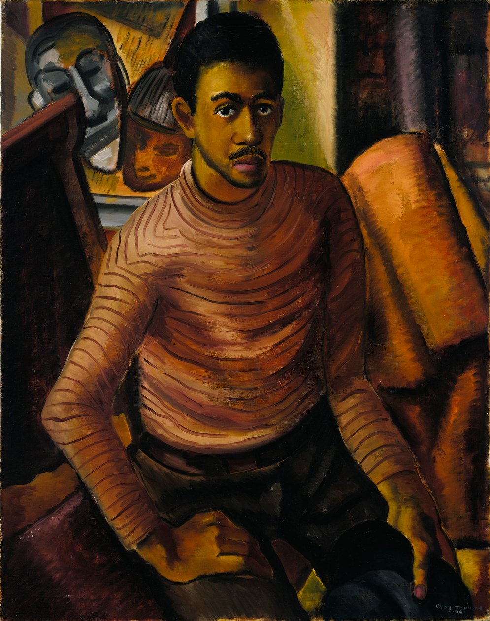 Zelfportret door Malvin Gray Johnson