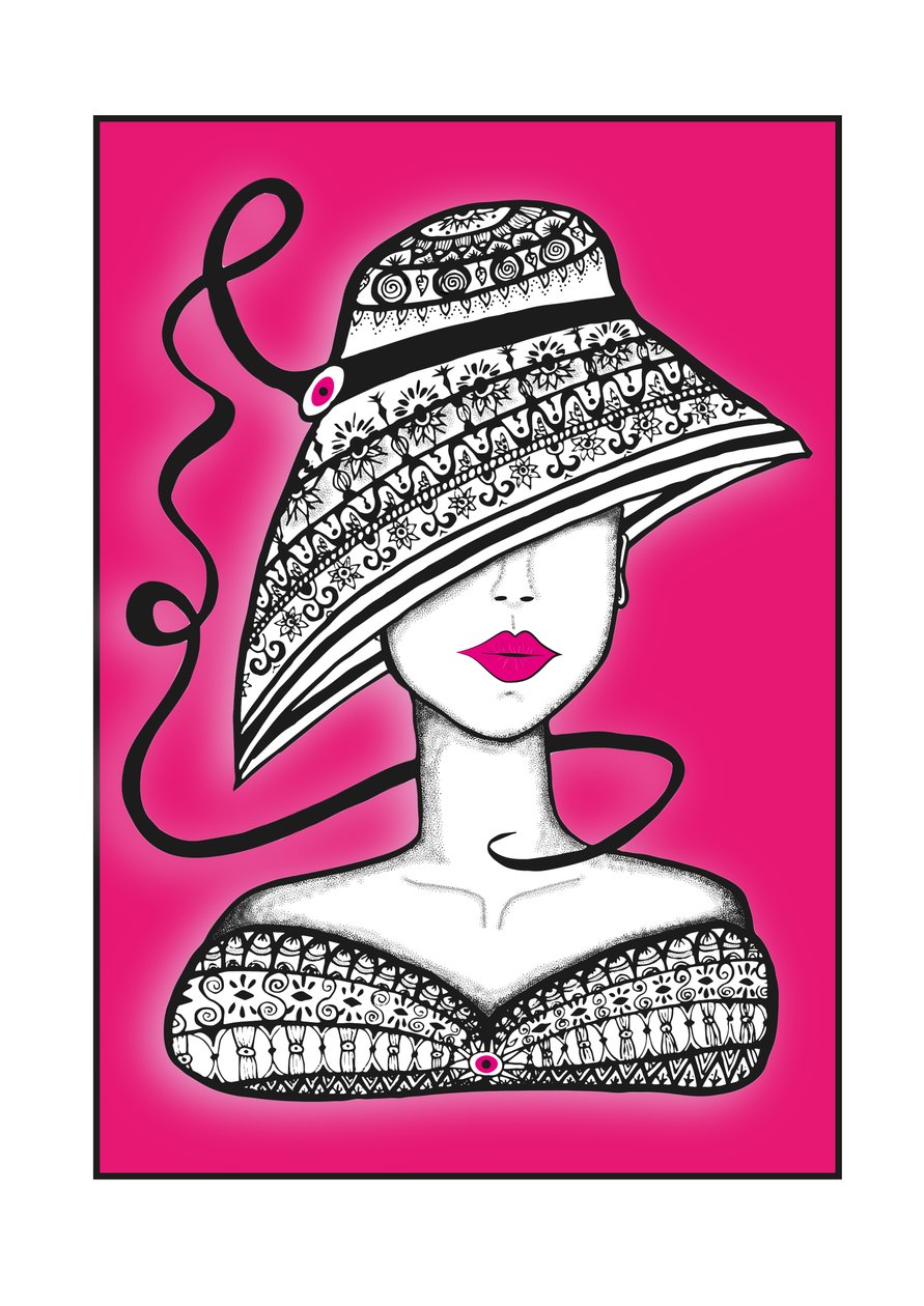 Dame in roze door MandalaSensual