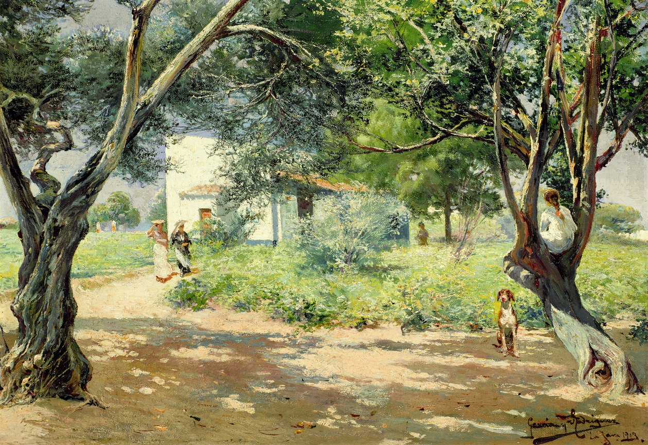 Zomer door Manuel Garcia y Rodriguez