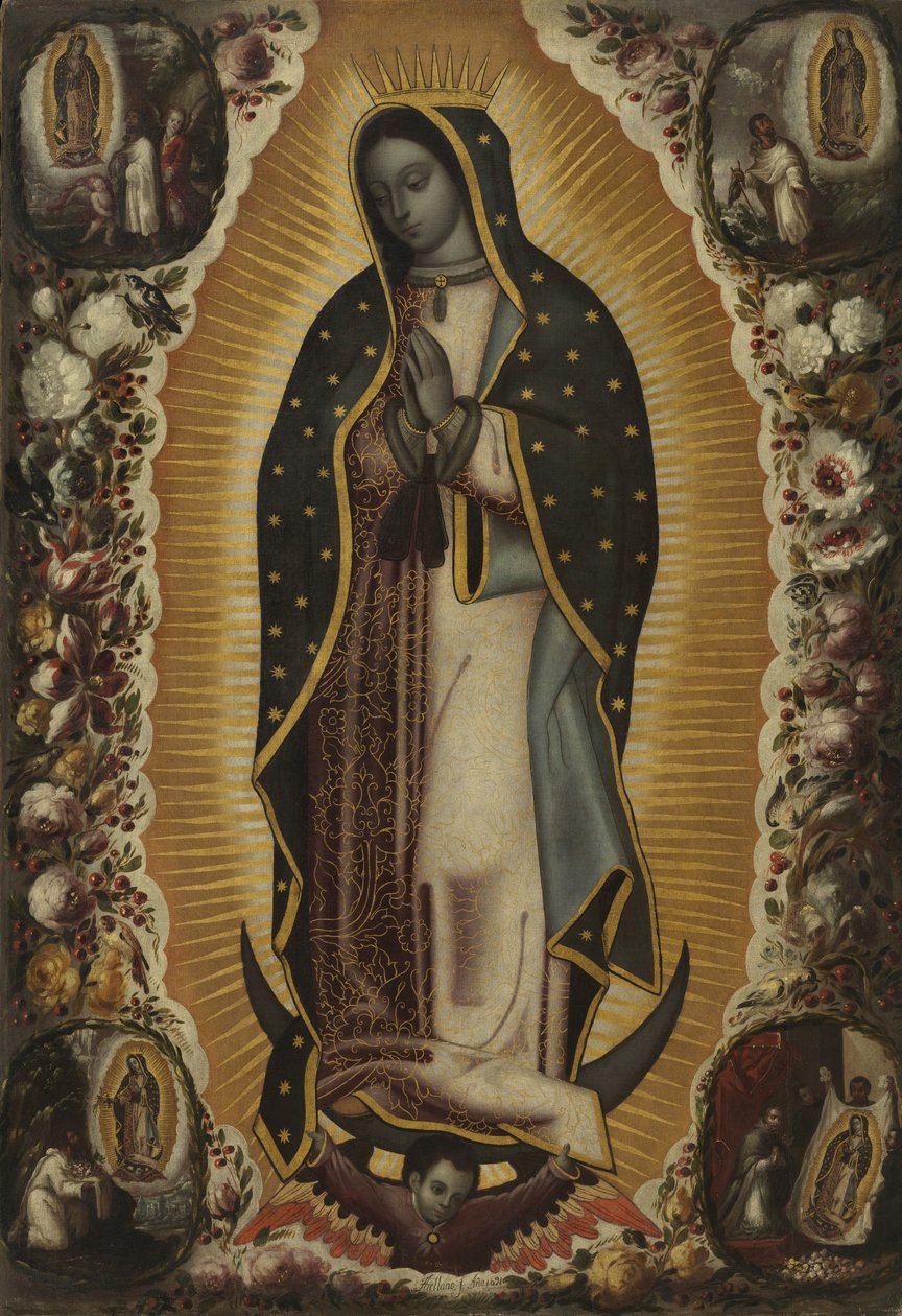 Maagd van Guadalupe door Manuel de Arellano