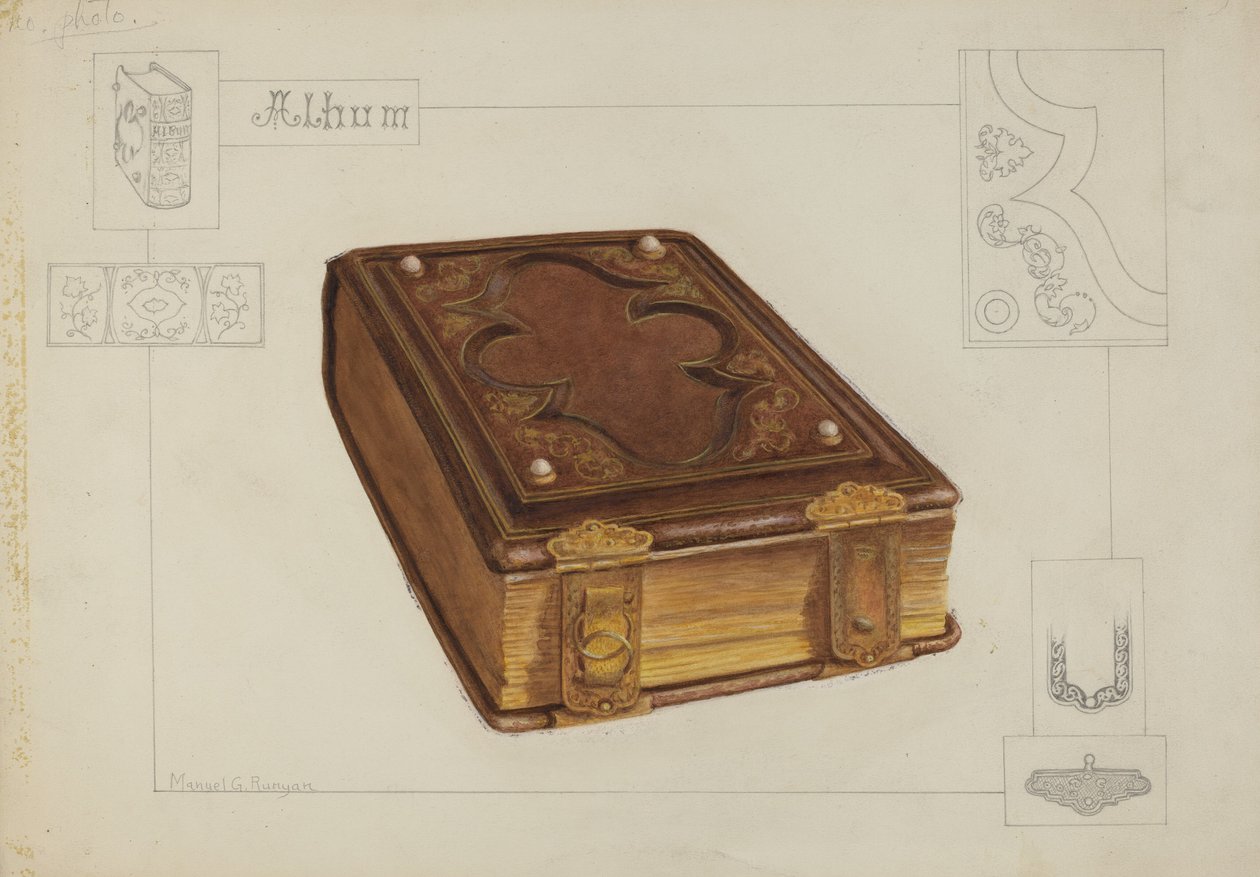Fotoalbum, c. 1936 door Manuel G. Runyan