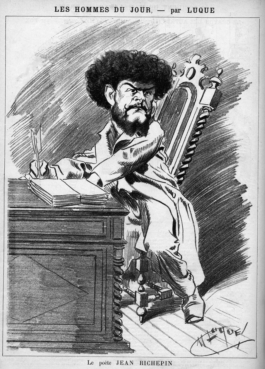 Jean Richepin (1849-1926), Franse schrijver door Manuel Luque