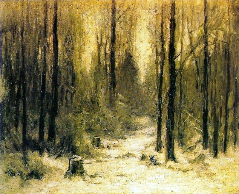 Einde van de Winter door Marc Aurele Foy de Suzor Cote