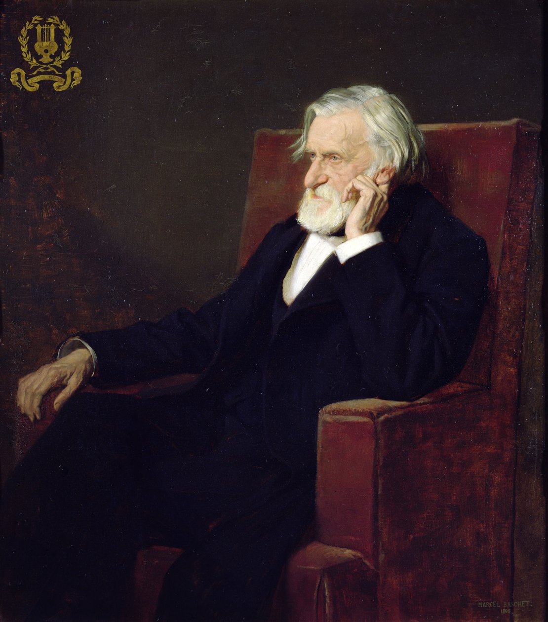 Portret van Ambroise Thomas (1811-96) 1895 door Marcel Andre Baschet