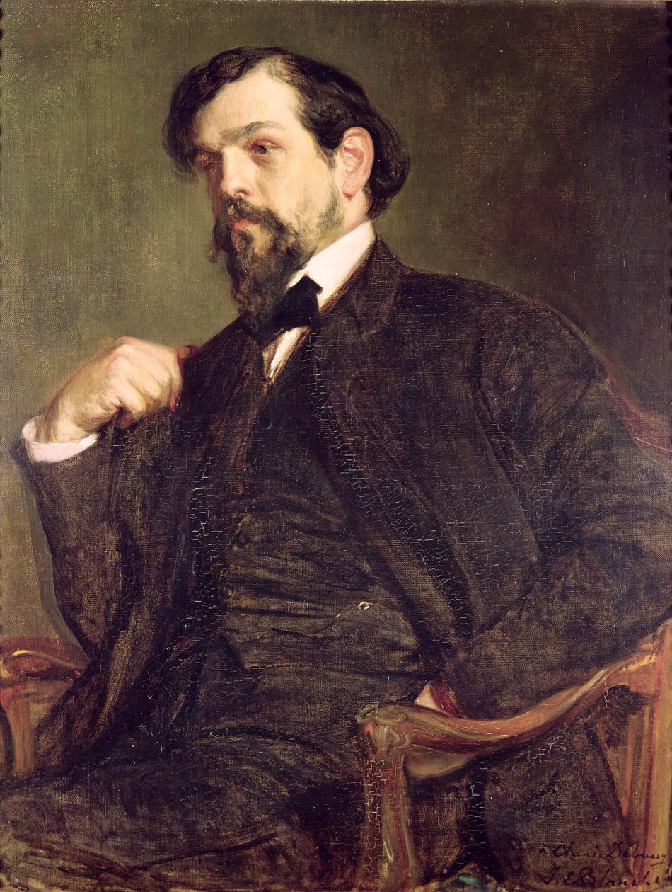 Portret van Claude Debussy (1862-1918) 1902 door Marcel Andre Baschet